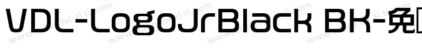 VDL-LogoJrBlack BK字体转换
